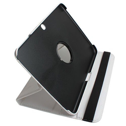 Galaxy Tab 3 10.1 P5200/P5210 Kapaklı 360 Derece Dönebilen Kılıf Beyaz