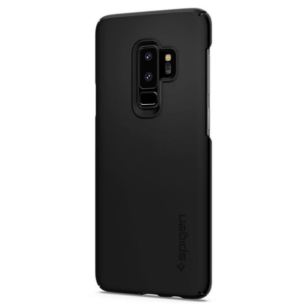 Spigen Galaxy S9 Plus ile Uyumlu Kılıf Thin Fit Black