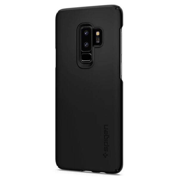 Spigen Galaxy S9 Plus ile Uyumlu Kılıf Thin Fit Black