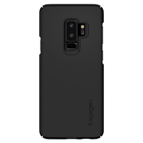 Spigen Galaxy S9 Plus ile Uyumlu Kılıf Thin Fit Black