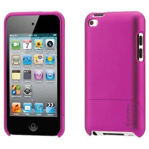 Griffin iPod Touch 4 ile Uyumlu Stantlı Kılıf Outfit ice Pembe RE01941
