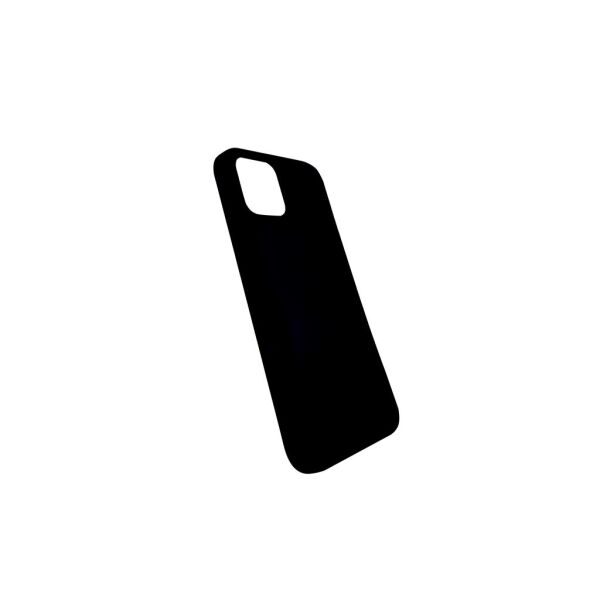 Keephone iPhone 12 (6.1'') ile Uyumlu Silikon Kılıf Siyah