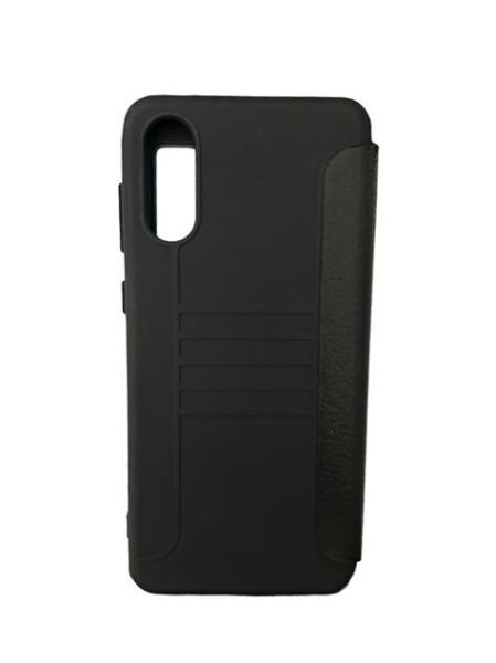 Jopus Galaxy A02 ile Uyumlu Premium Kapaklı Kılıf Siyah