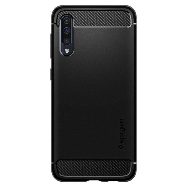 Spigen Galaxy A50/A50s/A30s ile Uyumlu Kılıf Rugged Armor Matte Black