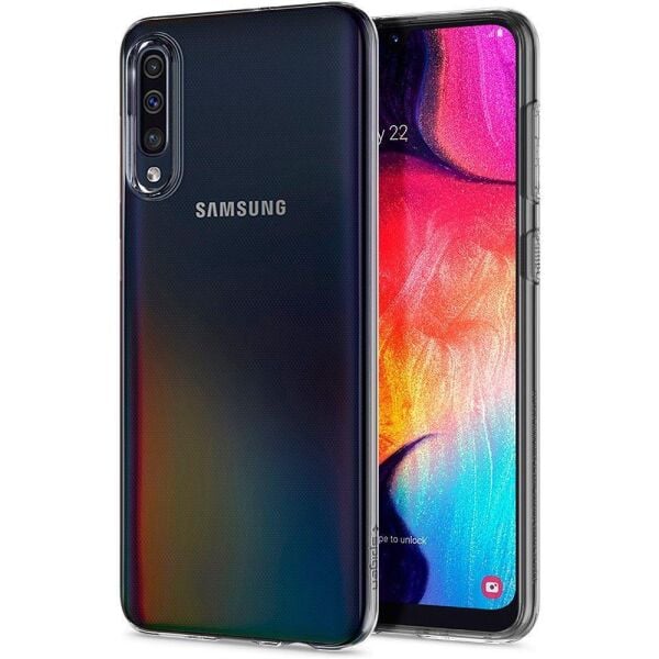 Spigen Galaxy A50/A50s/A30s ile Uyumlu Kılıf Liquid Crystal Crystal Clear