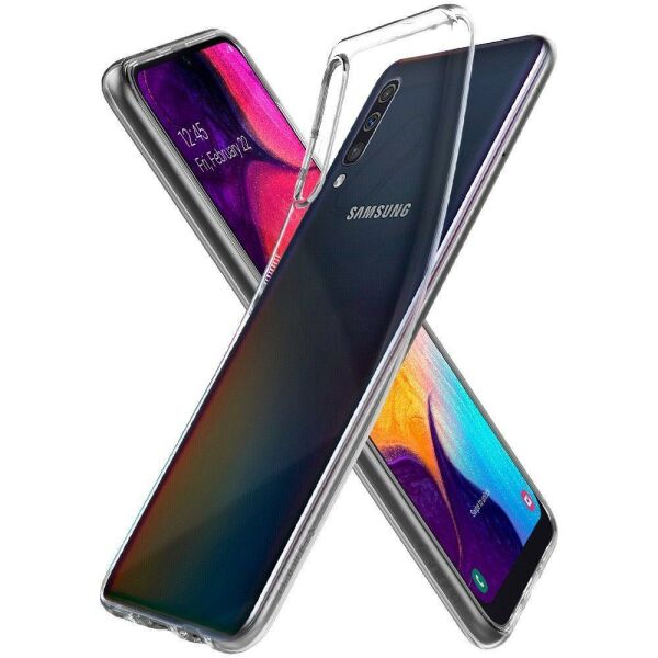 Spigen Galaxy A50/A50s/A30s ile Uyumlu Kılıf Liquid Crystal Crystal Clear