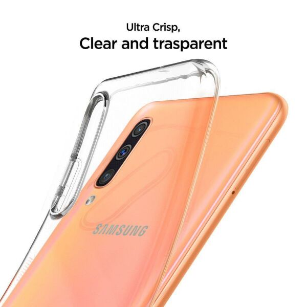 Spigen Galaxy A50/A50s/A30s ile Uyumlu Kılıf Liquid Crystal Crystal Clear