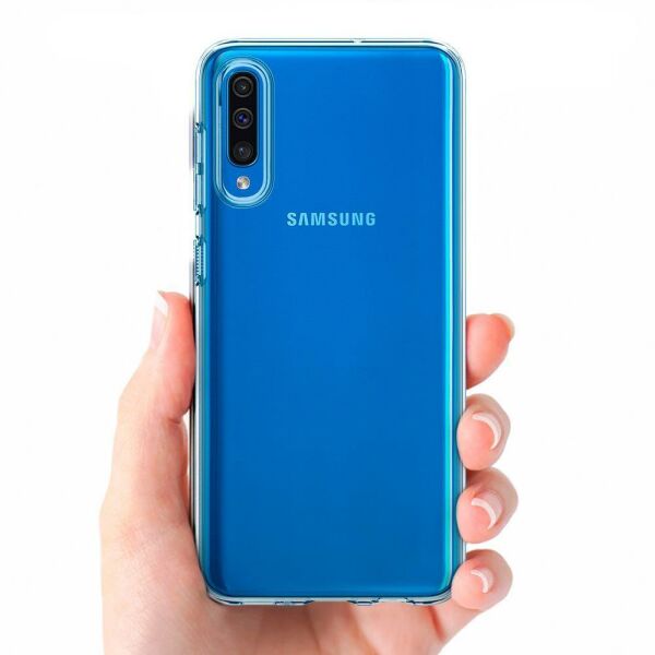 Spigen Galaxy A50/A50s/A30s ile Uyumlu Kılıf Liquid Crystal Crystal Clear
