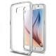 Spigen Galaxy S6 ile Uyumlu Kılıf Neo Hybrid CC Satin Silver