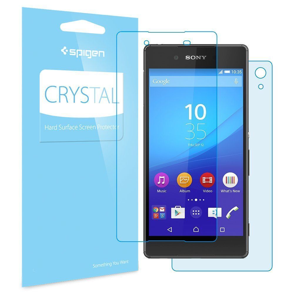 Spigen Xperia Z4 ile Uyumlu Ekran Koruyucu Crystal CR 3 Adet