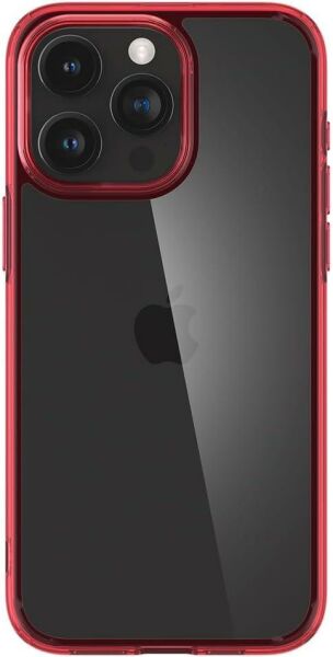 Spigen iPhone 15 Pro ile Uyumlu Kılıf Ultra Hybrid Deep Red