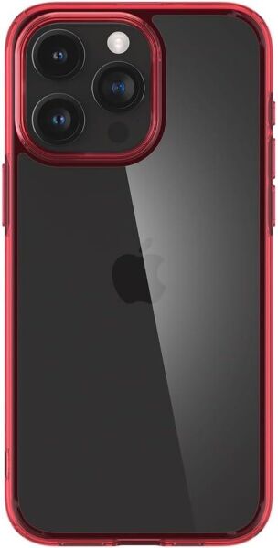 Spigen iPhone 15 Pro ile Uyumlu Kılıf Ultra Hybrid Deep Red