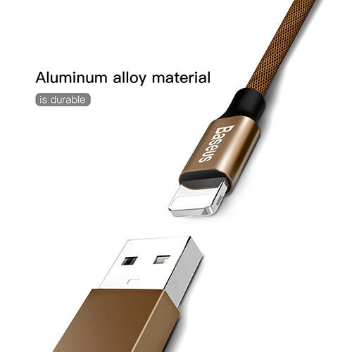 Baseus Yiven Lightning Kablo 1.2M Kahverengi