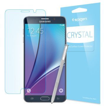 Spigen Galaxy Note 5 ile Uyumlu Ekran Koruyucu Crystal CR 3 Adet