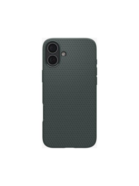 Spigen iPhone 16 Plus ile Uyumlu Kılıf Liquid Air Abyss Green