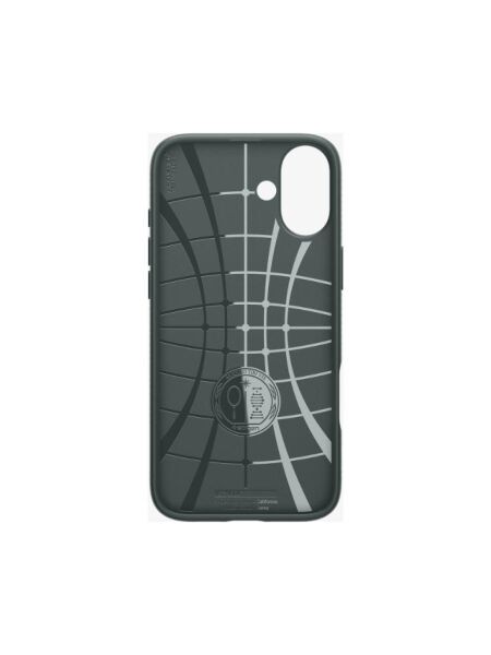 Spigen iPhone 16 Plus ile Uyumlu Kılıf Liquid Air Abyss Green