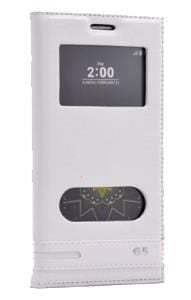 Zore G5 ile Uyumlu Elite Serisi Pencereli Kapaklı Kılıf Beyaz