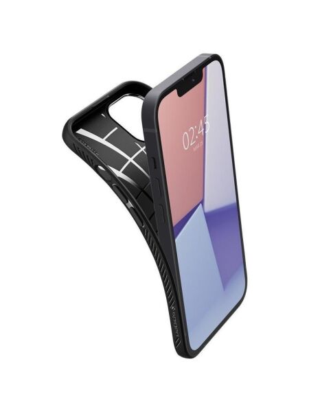 Spigen iPhone 13 ile Uyumlu Kılıf Liquid Air Matte Black