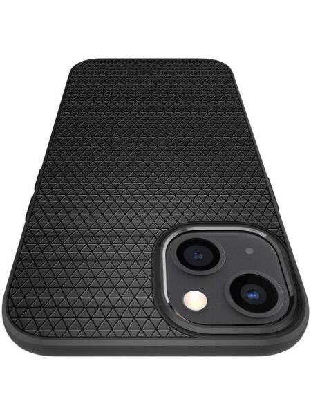 Spigen iPhone 13 ile Uyumlu Kılıf Liquid Air Matte Black