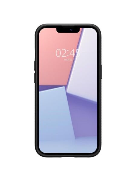 Spigen iPhone 13 ile Uyumlu Kılıf Liquid Air Matte Black