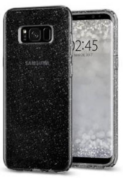 Spigen Galaxy S8 ile Uyumlu Kılıf Liquid Crystal Glitter Space Quartz