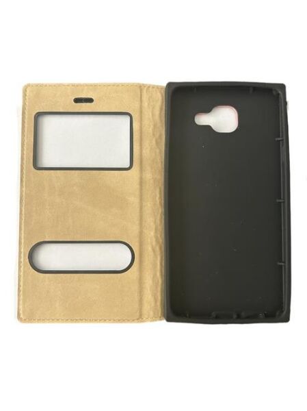 Jopus Galaxy J7 Max ile Uyumlu Premium Kapaklı Kılıf Pembe