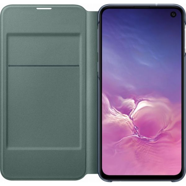 Galaxy S10e ile Uyumlu LED View Cover Kılıf Siyah EF-NG970PBEGWW (Out)