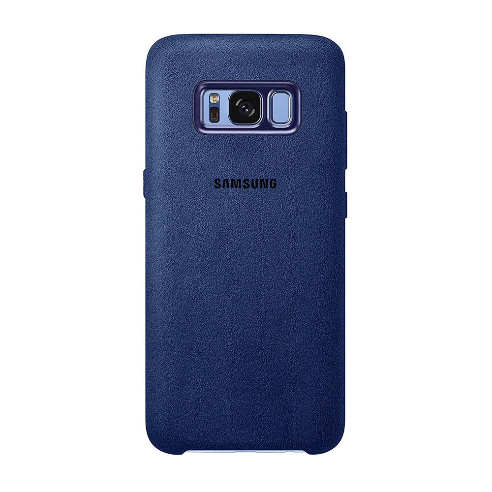 Galaxy S8 Plus ile Uyumlu Alcantara Kılıf Lacivert EF-XG955ALEGWW