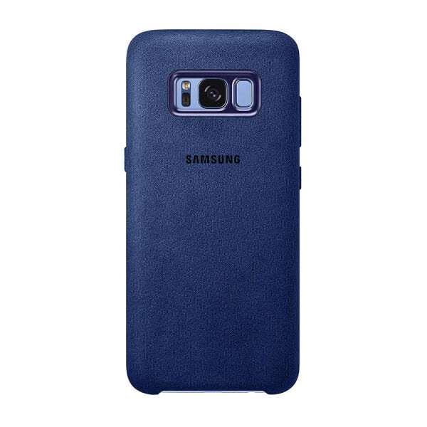 Galaxy S8 Plus ile Uyumlu Alcantara Kılıf Lacivert EF-XG955ALEGWW