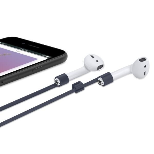 Spigen Airpods Kulaklık Askısı AirPods Strap Midnight Blue