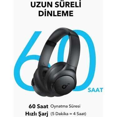 Anker Soundcore Q11i Kablosuz Kulak Üstü Bluetooth Kulaklık - Siyah