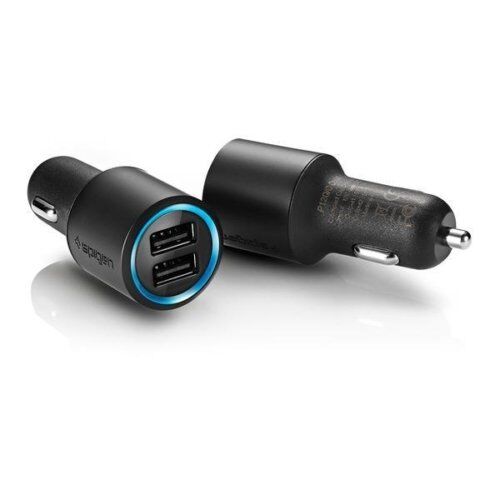 Spigen Araç Şarj Cihazı 2 Çıkışlı (5V 2A Hızlı Şarj)