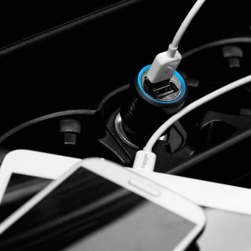 Spigen Araç Şarj Cihazı 2 Çıkışlı (5V 2A Hızlı Şarj)