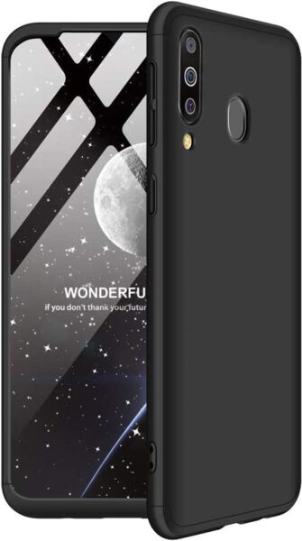 Zore Galaxy M30 ile Uyumlu Ays Sert Kılıf Siyah