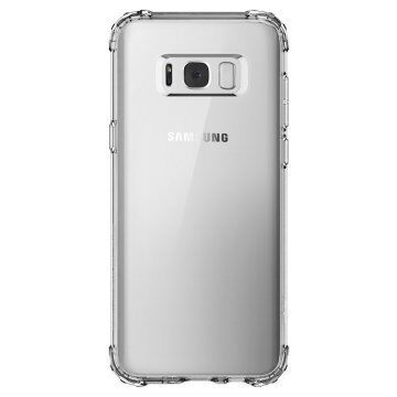Spigen Galaxy S8 Plus ile Uyumlu Kılıf Crystal Shell Crystal Clear