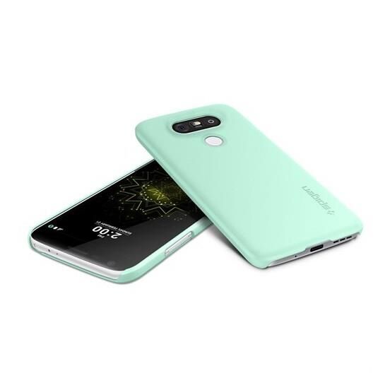 Spigen G5 ile Uyumlu Kılıf Thin Fit Mint