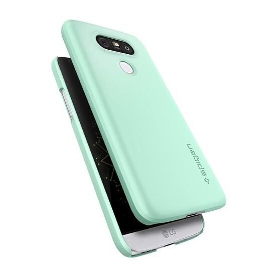 Spigen G5 ile Uyumlu Kılıf Thin Fit Mint