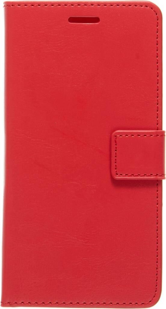 Jopus Venüs V3 5040 ile Uyumlu Kapaklı Kartlıklı Cüzdanlı Kılıf Kırmızı