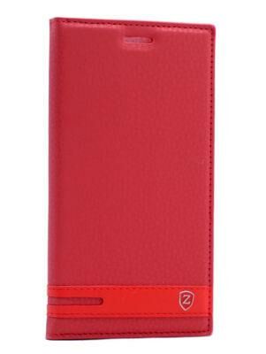 K5 Note ile Uyumlu Elite Serisi Kapaklı Kılıf Kırmızı