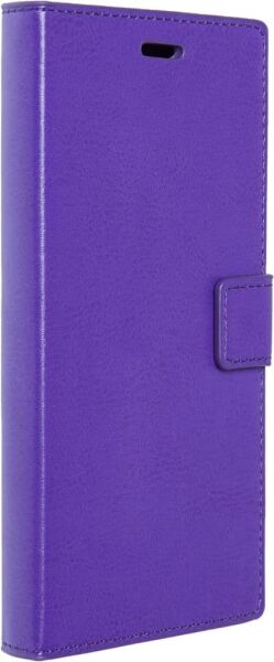 Jopus Venüs V2 5.5 X ile Uyumlu Kapaklı Kartlıklı Cüzdanlı Kılıf Mor