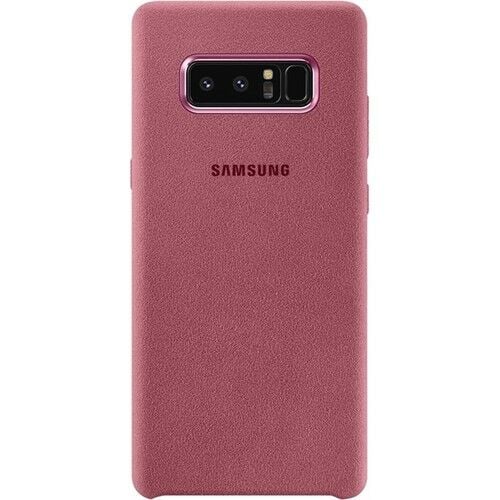 Galaxy Note 8 ile Uyumlu Alacantara Cover Pembe EF-XN950APEGWW