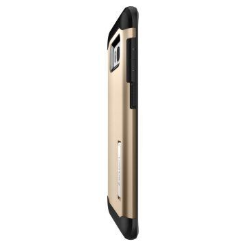 Spigen Galaxy S8 Plus ile Uyumlu Kılıf Slim Armor Gold Maple