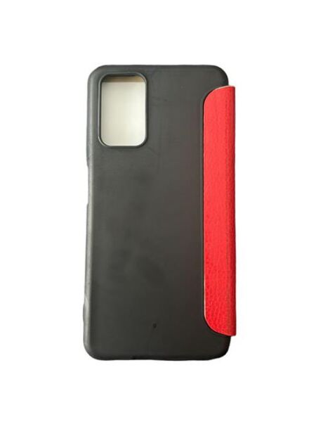 Jopus Redmi 9T ile Uyumlu Premium Kapaklı Kılıf Kırmızı