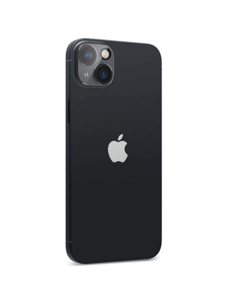 Spigen iPhone 14 / iPhone 14 Plus ile Uyumlu Kamera Lens Cam Ekran Koruyucu,  Glas.tR Optik (2 Adet) Black