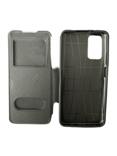 Jopus Redmi 9T ile Uyumlu Premium Kapaklı Kılıf Siyah