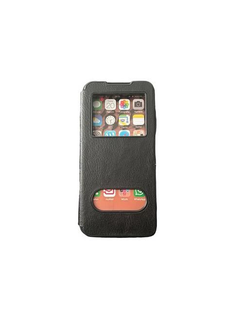 Jopus Redmi 9T ile Uyumlu Premium Kapaklı Kılıf Siyah