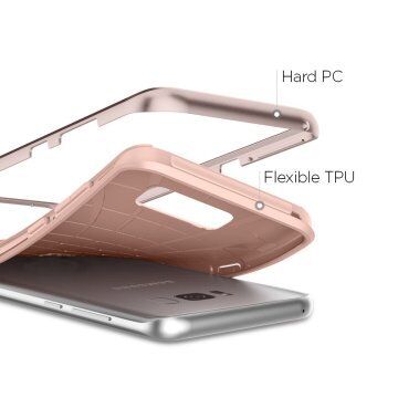 Spigen Galaxy S8 Plus ile Uyumlu Kılıf Neo Hybrid Pale Dogwood