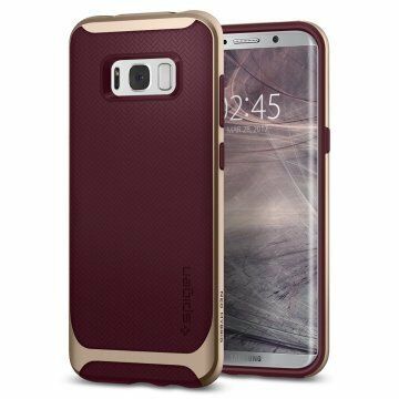Spigen Galaxy S8 Plus ile Uyumlu Kılıf Neo Hybrid Burgundy