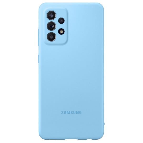 Galaxy A52 ile Uyumlu Slim Kılıf Mavi EF-PA525TLEGWW