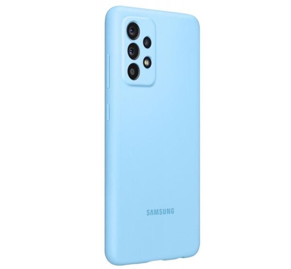 Galaxy A52 ile Uyumlu Slim Kılıf Mavi EF-PA525TLEGWW
